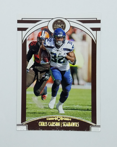 2020 Seattle Seahawks Chris Carson Football Cards