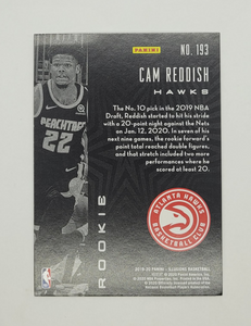 2019-2020 Panini Illusions Cam Reddish Rookie Basketball Card