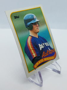 1989 Topps Craig Biggio Baseball Rookie Card