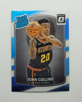 2017-2018 Donruss Optic Rated Rookie John Collins Rookie Basketball Card