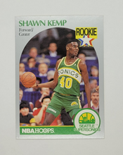 Load image into Gallery viewer, 1990 NBA Hoops Shawn Kemp Rookie Basketball Card
