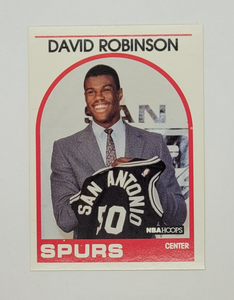 1989 NBA Hoops David Robinson Rookie Basketball Card 