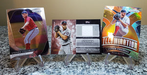 2020 Stephen Strasburg 3 Baseball Card Lot - Topps Series One and Panini Prizm