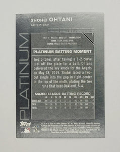 2020 Bowman Platinum Shohei Ohtani Baseball Card 