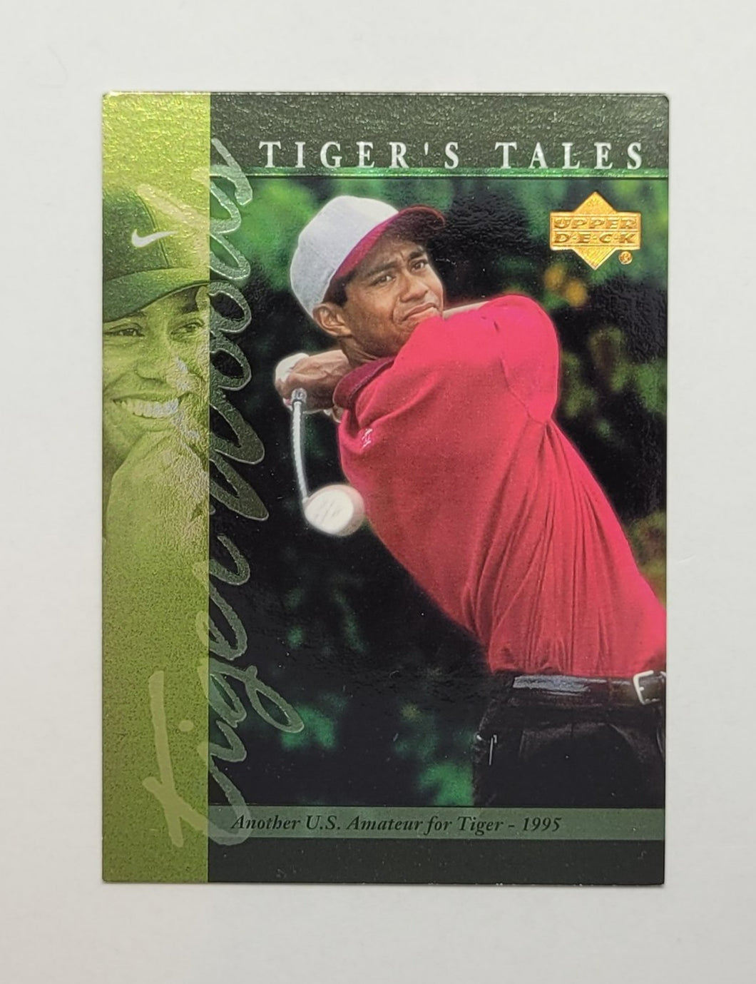 2001 Upper Deck Tiger Woods Golf Card
