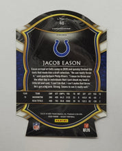 Load image into Gallery viewer, 2020 Select Concourse Orange Die Cut Jacob Eason Rookie Football Card
