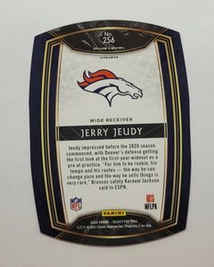 2020 Panini Select Club Level Jerry Jeudy Red Die Cut Rookie Football Card