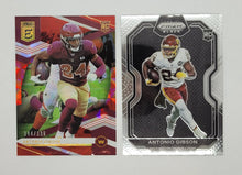 Load image into Gallery viewer, 2020 Three Card Lot Antonio Gibson Rookie Football Cards
