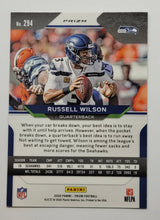 Load image into Gallery viewer, 2020 Panini Prizm Russell Wilson Green Pulsar Football Card

