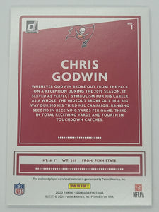 2017 & 2020 Chris Godwin Football Cards