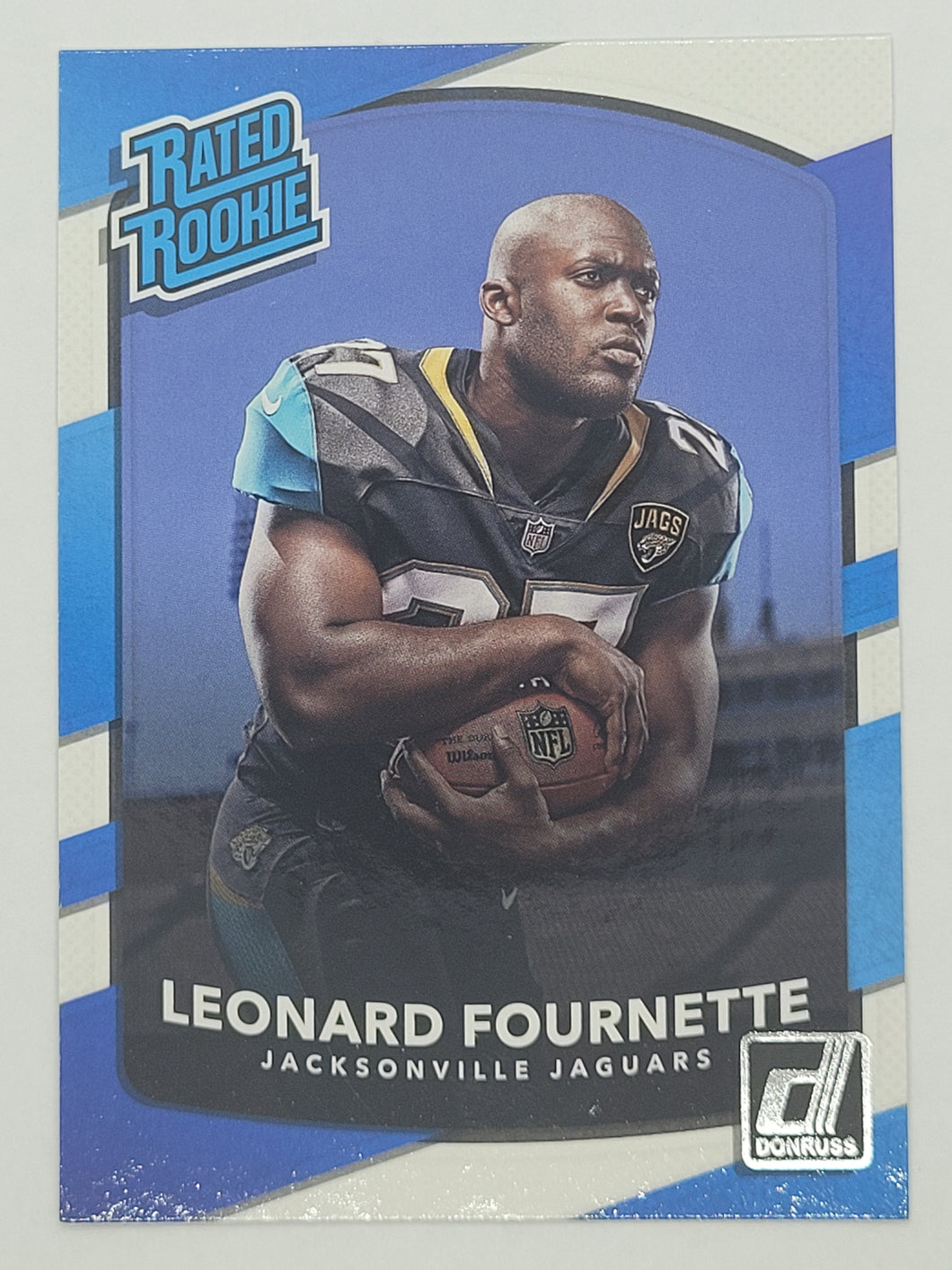 2017 Donruss Rated Rookie Leonard Fournette Rookie F0otball Card