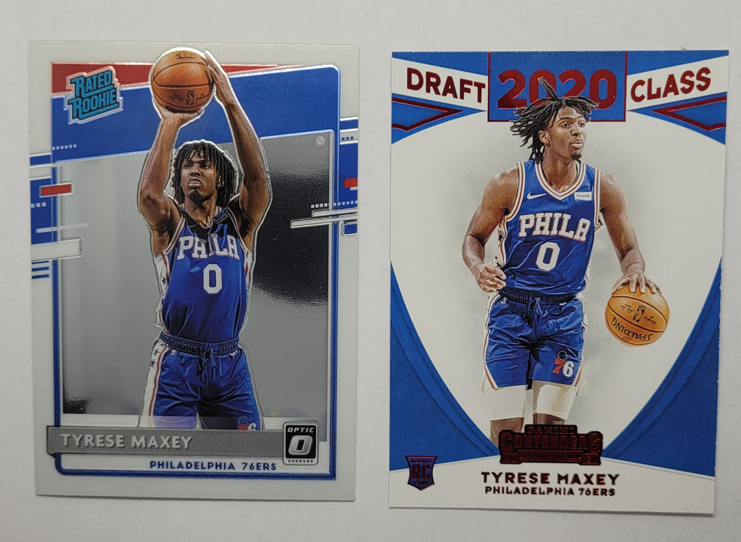 2020-2021 Tyrese Maxey Rookie Basketball Cards