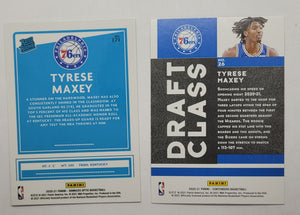 2020-2021 Tyrese Maxey Rookie Basketball Cards