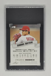 2018 Leaf Prized Rookie Shohei Ohtani Rookie Baseball Card SGC 10