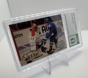 1991-92 Pro Set Platinum Patrick Roy Hockey Card CSG 8.5