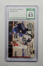 Load image into Gallery viewer, 1991-92 Pro Set Platinum Patrick Roy Hockey Card CSG 8.5
