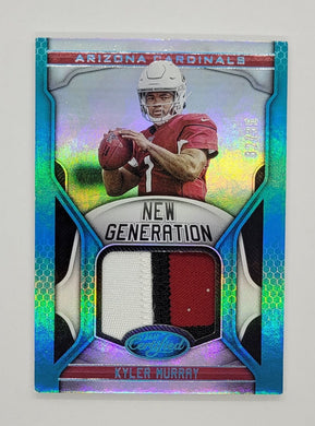 2019 Panini Certified New Generation Tri Color Patch Kyler Murray Rookie Football Card 32/35