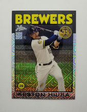Load image into Gallery viewer, 2021 Topps Series 1 Silver Chrome 35th Anniversary Hobby Exclusive Keston Hiura Baseball Card
