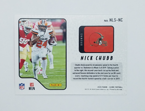 2020 Cleveland Browns Nick Chubb Football Cards