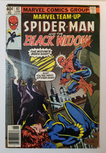 Load image into Gallery viewer, 1979 Marvel Team Up Spiderman &amp; Black Widow #82 Comic Book
