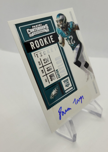 2020 Panini Contenders Davion Taylor Autograph Rookie Football Card