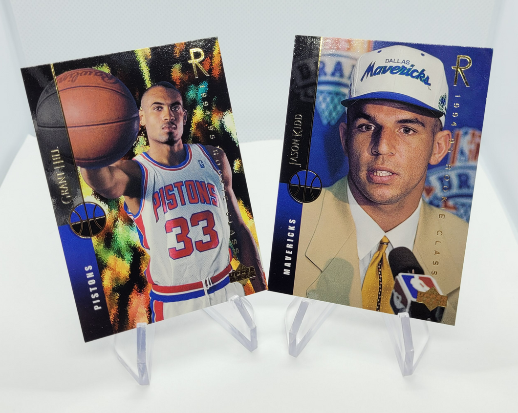 1994-1995 Upper Deck Rookie Class Jason Kidd & Grant Hill Rookie Basketball Cards