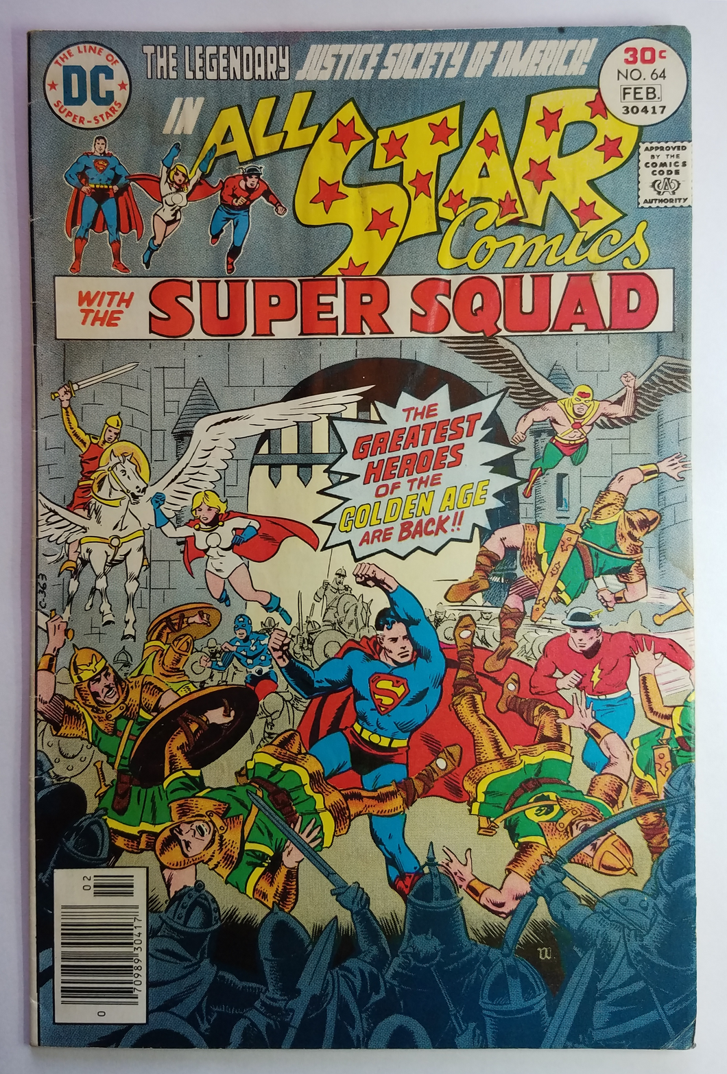 1977 DC All-Star Comics with Super Squad #64 Comic Book