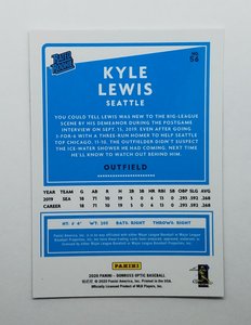 2020 Donruss Optic Rated Rookie Kyle Lewis Baseball Rookie Card 