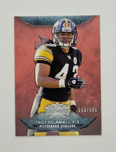 Load image into Gallery viewer, 2012 Topps Triple Threads Troy Polamalu Red 655/989
