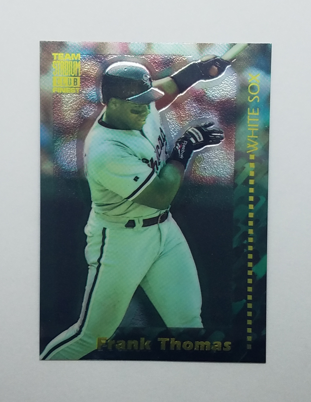 1994 Topps Finest Stadium Club Frank Thomas Baseball Card