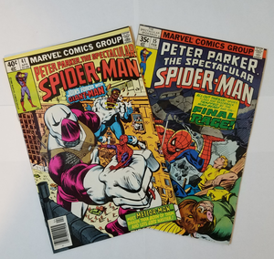 1978 & 1980 Peter Parker, the Spectacular Spiderman Comic Books - Lot of 2