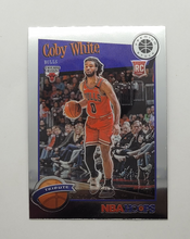 Load image into Gallery viewer, 2019-2020 NBA Hoops Premium Stock Tribute Coby White Rookie Card #295

