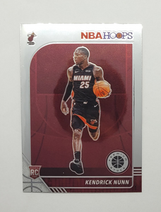 2019-2020 NBA Hoops Premium Stock Kendrick Nunn Rookie & Jimmy Butler Silver Prizm Basketball Cards