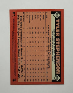 2021 Topps Series 1 Chrome Silver Pack Mojo Refractor Tyler Stephenson Rookie Baseball Card
