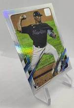Load image into Gallery viewer, 2021 Topps Series 1 Sixto Sanchez Rainbow Foil Rookie Baseball Card
