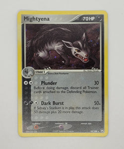 Mightyena Holo Rare Pokémon Card