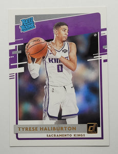 2020-2021 Donruss Rated Rookie Tyrese Haliburton Rookie Basketball Card
