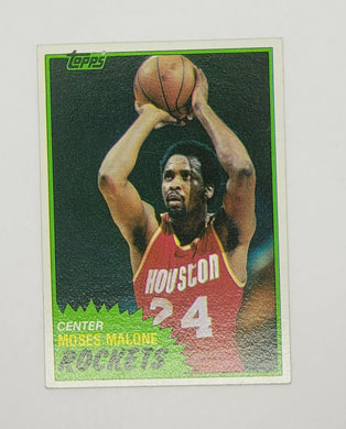 1981 Topps Moses Malone Basketball Card