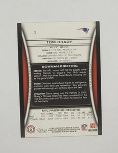 Lot of 5 Tom Brady Football Cards