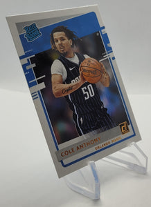 2020-2021 Donruss Rated Rookie Cole Anthony Rookie Basketball Card