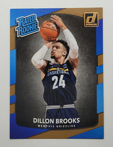 2017-2018 Donruss Rated Rookie Dillon Brooks Rookie Basketball Card