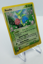 Load image into Gallery viewer, Side view of the  2003 Roselia Holo Rare Pokemon Card
