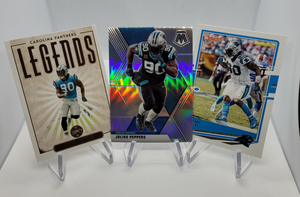 2020 Three Card Lot Julius Peppers Football Cards