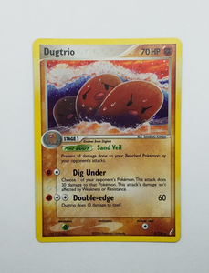 2006 Dugtrio Holo Rare Pokemon Card