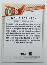 Load image into Gallery viewer, 2020 Topps Series 1 1950s Decades&#39; Best Batters Jackie Robinson Baseball Card
