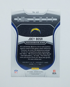 2019 & 2020 Los Angeles Chargers Joey Bosa Football Cards